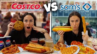 Costco Food Court VS Sams Club Food Court [upl. by Yerag]