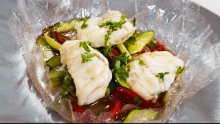 Poisson en papillote  750g [upl. by Htedirem]