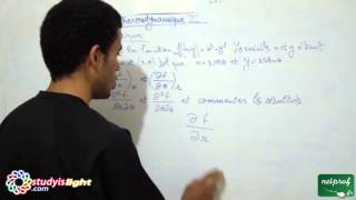 Thermodynamique 1 outils mathématiques Exercice1 part1 [upl. by Horn]