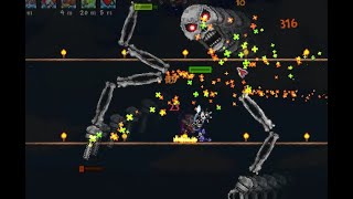 Terraria Skeletron Prime boss fight [upl. by Child]