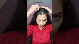 cute Clutcher open hair hairstyle  shortsyoutube Get ready with me 😊😊😊😊☺️ [upl. by Esme]