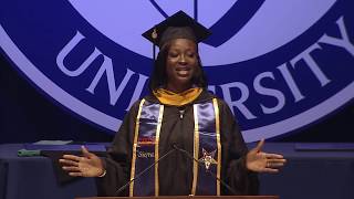 SNHU Student Speaker Relates to Graduates’ HardFought Degrees [upl. by Gilliette]