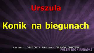 Urszula  Konik na biegunach  z linią melodyczną  karaoke [upl. by Enylrac]