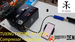 TUXING 12V220V COMPRESSOR AUTOSTOP  TXET0612 Fill your PCP and Paintball without any worries [upl. by Mad]