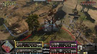 COH2 2v2 Papa SU amp Chrixs UK vs Voss OK amp smlmangano OK [upl. by Hnirt]