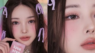 🍫KPOP  KIDOL INSPIRED VALENTINE’S DAY MAKEUP LOOK 로맨틱한 발렌타인 데이 메이크업 룩 💕 [upl. by Matland]