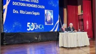 Doctorado Honoris Causa a la antropóloga y escritora Rita Segato [upl. by Apps]