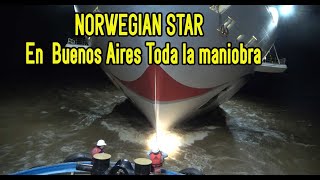 Norwegian Star ingresando al Puerto de Buenos Aires [upl. by Nahtal]