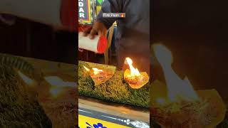 Fire Paan  Beetel Leaf  Special Paan  Flaming Leaf trending youtubeshorts ytshorts viral yt [upl. by Jaquenetta]