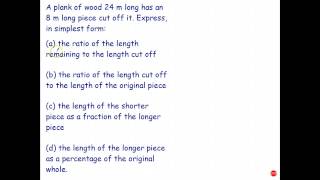 Simplifying Ratios  Word Problems [upl. by Nosned24]