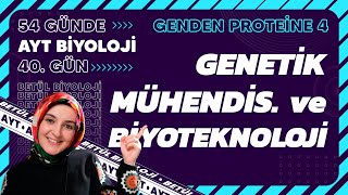 40 Genetik Mühendisliği ve Biyoteknoloji  Genden Proteine  12 Sınıf  2024 AYT Biyoloji 40 Gün [upl. by Yaras750]