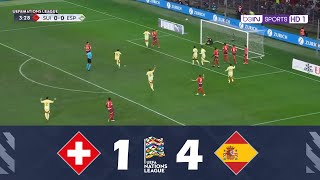 Svizzera contro Spagna 14  UEFA Nations League 202425  Highlights della Partita [upl. by Emile]