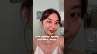 Loreal Tinted Serum vs Maybelline Skin Tint makeupshorts makeupvideo [upl. by Ailesor]