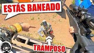 TRAMPOSO BANEADO❗️😡 ▬ Airsoft Gameplay SSG96 MK2 [upl. by Reivaxe42]