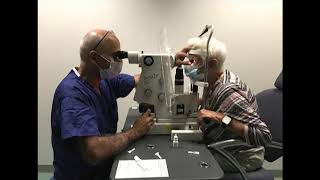 Selective laser trabeculoplasty SLT glaucoma treatment [upl. by Jenine24]