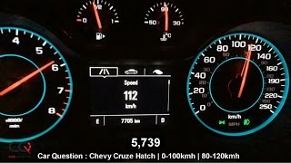 2017 Chevrolet Cruze Hatchback 060mph  0100kmh Acceleration Test  Review Part 67 [upl. by Bosch]