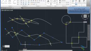 AutoCAD Label intersection coordinates [upl. by Aniaz]