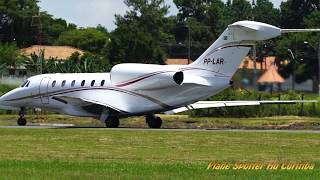 Cessna Citation 750 X PPLAR Aeroporto Bacacheri sbbi [upl. by Ahmed156]