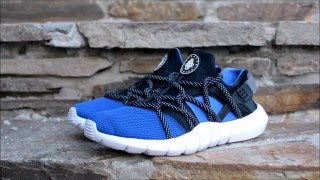 Nike Huarache NM quotRoyal Bluequot won feet [upl. by Kcirdet]