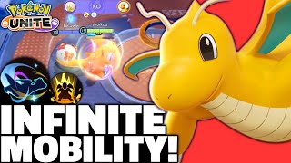 Pokémon Unite Dragonite Build For INFINITE MOBILITY😵 Master Gameplay amp Held Items [upl. by Annaet]