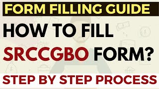 How to fill SRCCGBO Form Step by Step Guide  Do Not Make These Mistakes [upl. by Farrell86]