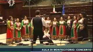 Esibizione del Coro Eufonia a Montecitorio  integrale [upl. by Calvina]