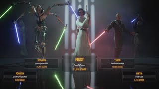 Star Wars Battlefront 2  Princess Leia Gameplay  Heroes Vs Villains [upl. by Moskow]