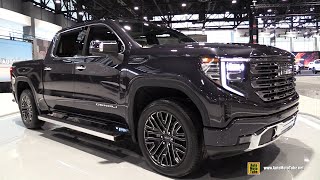 2022 GMC Sierra Denali Ultimate  Exterior Interior Walkaround  2022 Chicago Auto Show [upl. by Aihcats]