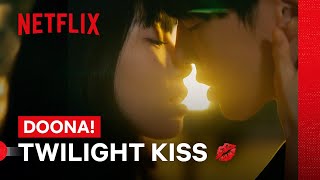 Bae Suzy and Yang Sejong’s Twilight Kiss  Doona  Netflix Philippines [upl. by Enna232]