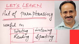 HOW TO PARAPHRASE  IELTS  WRITING  SPEAKING [upl. by Yemrots]