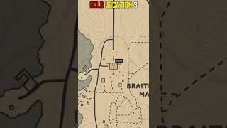 Easy 10 Gold Bar Locations in 1 Minute  RDR2 rdr2 reddeaddredemption [upl. by Jerrome]