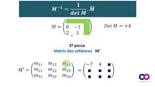 MATRIZ INVERSA 3x3 [upl. by Ronel139]