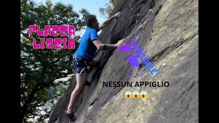 NESSUN APPIGLIO Scalata 🧗 su PLACCA LISCIA Niente MANI bisogna SPALMARE i piedi [upl. by Woods]