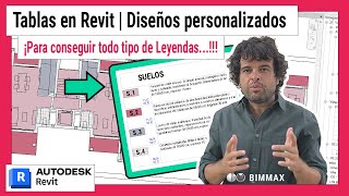 TABLAS de PLANIFICACIÓN en REVIT ✅ Diseños personalizados para conseguir todo tipo de quotLEYENDASquot [upl. by Kippy]