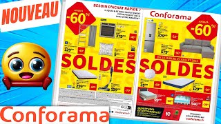 catalogue CONFORAMA du 28 juin au 25 juillet 2023 💝 SOLDES JUSQUÀ 60  FRANCE [upl. by Aplihs]