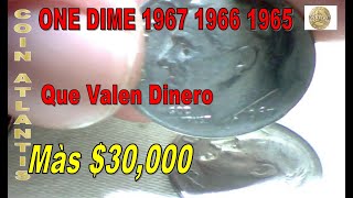 DIME 196719661965Una moneda de diez centavos de Roosevelt podría valer hasta 30000 dólares [upl. by Daune]