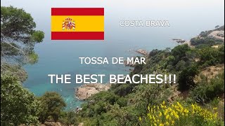 Tossa De Mar Costa Brava the best beaches Spain [upl. by Coffeng]