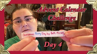 Rockin Around the Xmas Tree  Day 4 Vlog  12 Days of Christmas Carol Advent Calendar Challenge [upl. by Artaed]