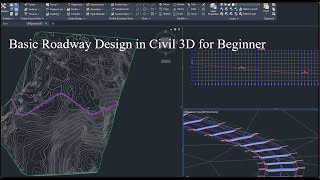 Basic Roadway Design in Civil 3D for Beginner [upl. by Ludlew459]