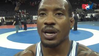 Bubba Jenkins after Grapple at the Garden win [upl. by Mauchi]