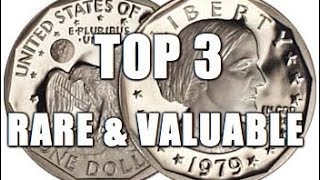 Top 3 Rare amp Valuable Susan B Anthony Dollar Coins Worth Big Money [upl. by Grose]