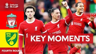 Liverpool v Norwich City  Key Moments  Fourth Round  Emirates FA Cup 202324 [upl. by Senecal183]