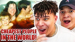 REACTING TO THE CHEAPEST PEOPLE EVER FT WOLFIE NEVER CHANGE BATH WATER [upl. by Rebmaed874]