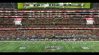 Texas AampM vs Arkansas  No huddle [upl. by Brothers]