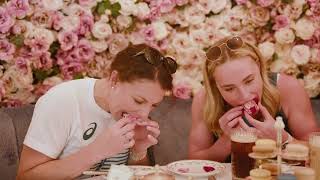 Aussie Artistic Gymnasts try french desserts in Paris [upl. by Christoffer]