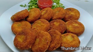 Rava cutleteasy and tasty cutlet recipe in MalayalamRamdan special snack crispy sooji veg cutlet [upl. by Ativoj]