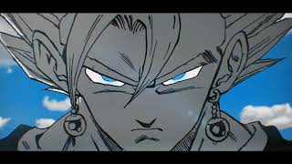 Super Vegito Vs Buu  Dragon Ball Manga Animation [upl. by Nomyad]