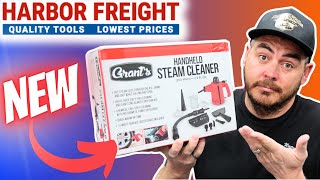 NEW AT HARBOR FREIGHT New Budget Friendly Steam Cleaner  FULL REVIEW [upl. by Nicolis85]