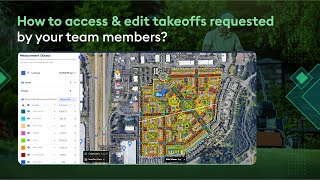 How to access amp edit takeoffs requested by your team members [upl. by Nosyt]