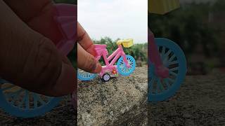 Cycle running on the road cycle cycletoy kidscycle bycycle newcycle toy viral trending [upl. by Kariv]